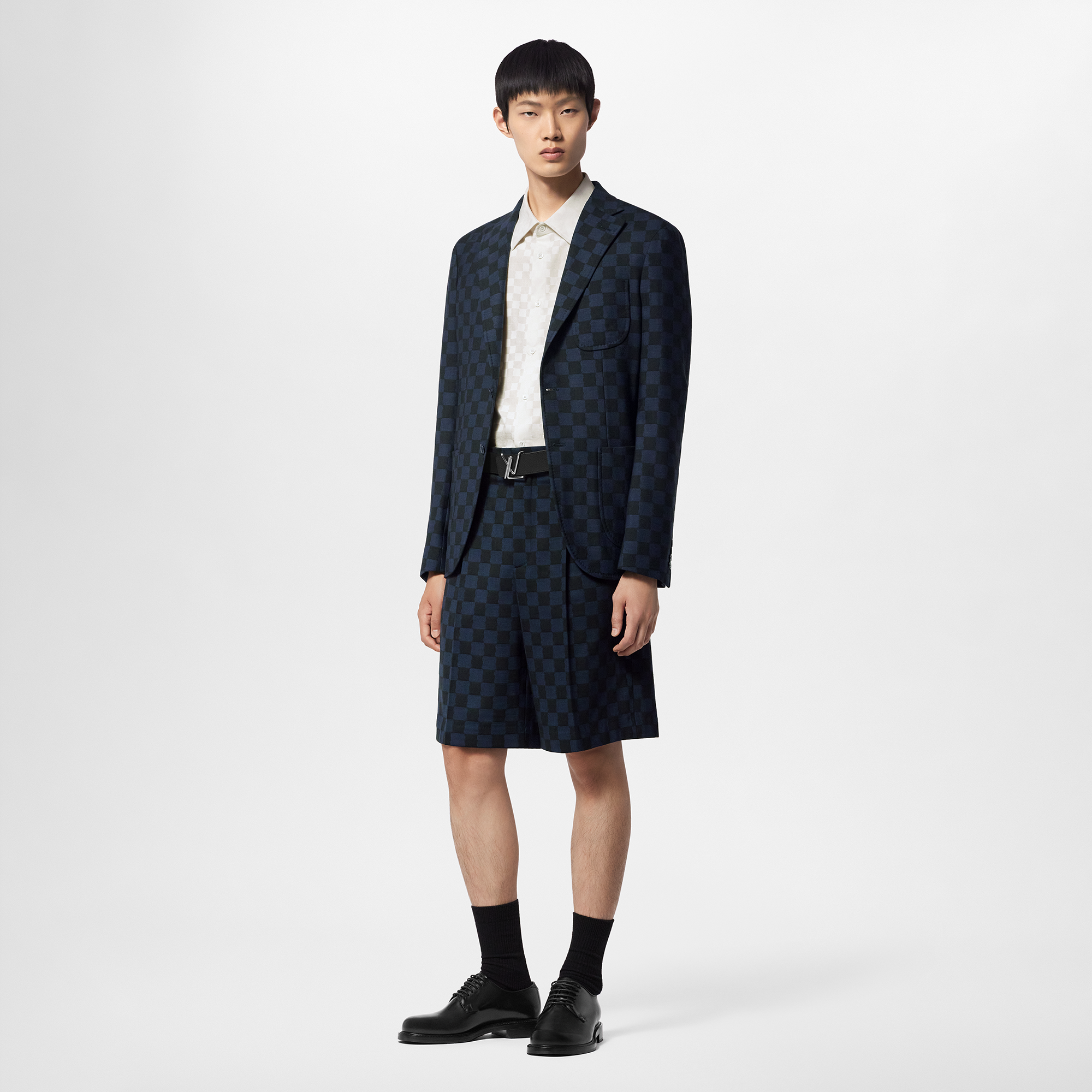Shorts aus Wollgemisch mit Zugband  Herren Ready to Wear Hosen | LOUIS VUITTON (Zoom)